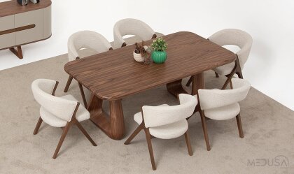 Medusa Home Mobilya - Naturo Yemek Masası