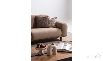Medusa Home Mobilya - Neo Kahve Üçlü Koltuk
