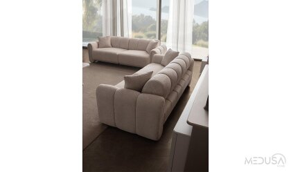 Medusa Home Mobilya - Neruna Üçlü Koltuk