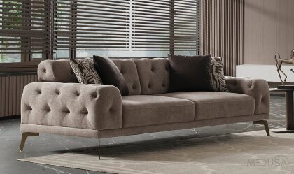 Medusa Home Mobilya - New Fuji Üçlü Koltuk - Üçlü Koltuk