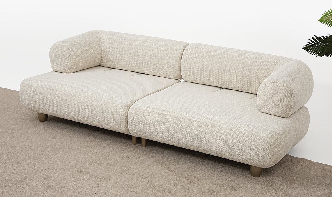 Medusa Home Mobilya - New Soho Üçlü Koltuk