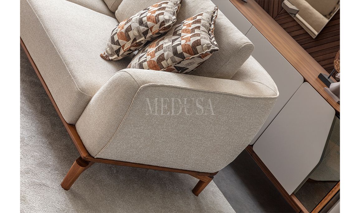 Medusa Home Mobilya - Nilüfer Üçlü Koltuk