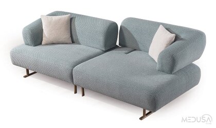 Medusa Home Mobilya - Nima Üçlü Koltuk