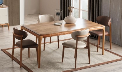 Medusa Home Mobilya - Nostalji Yemek Masası - Sabit Yemek Masaları