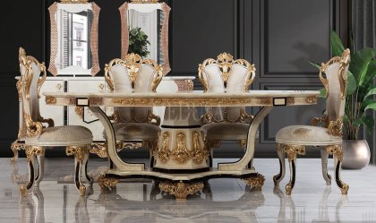 Medusa Home Mobilya - Nova Avangarde Yemek Masası - Sabit Yemek Masaları