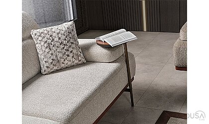 Medusa Home Mobilya - Oslin Beyaz Üçlü Koltuk