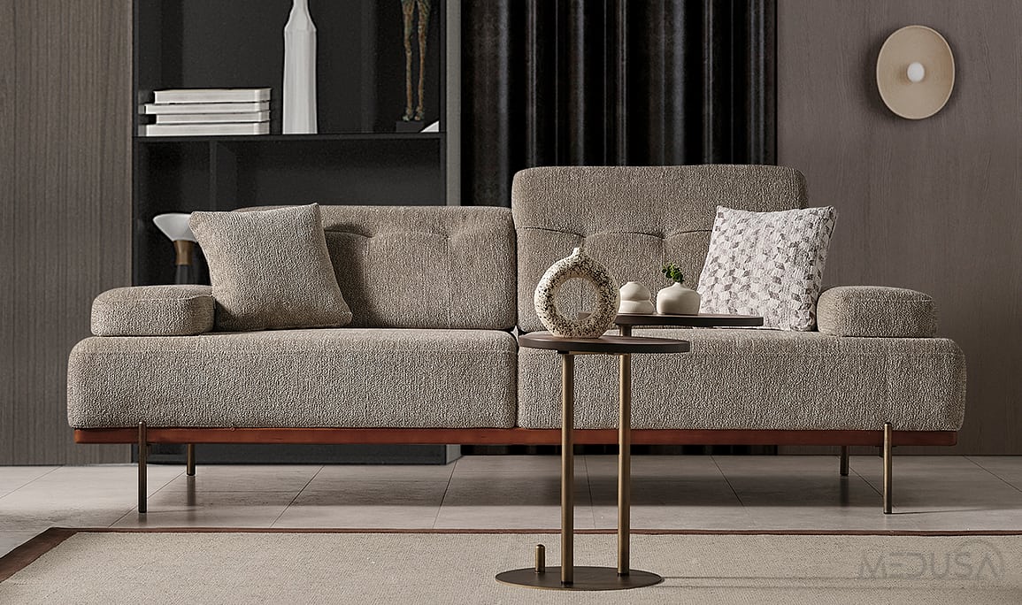 Medusa Home Mobilya - Oslin Üçlü Koltuk