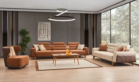 Medusa Home - Oslo Koltuk Takımı 4+3+1