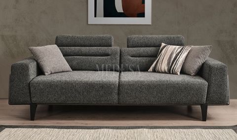 Medusa Home - Oslo Üçlü Koltuk Antrasit