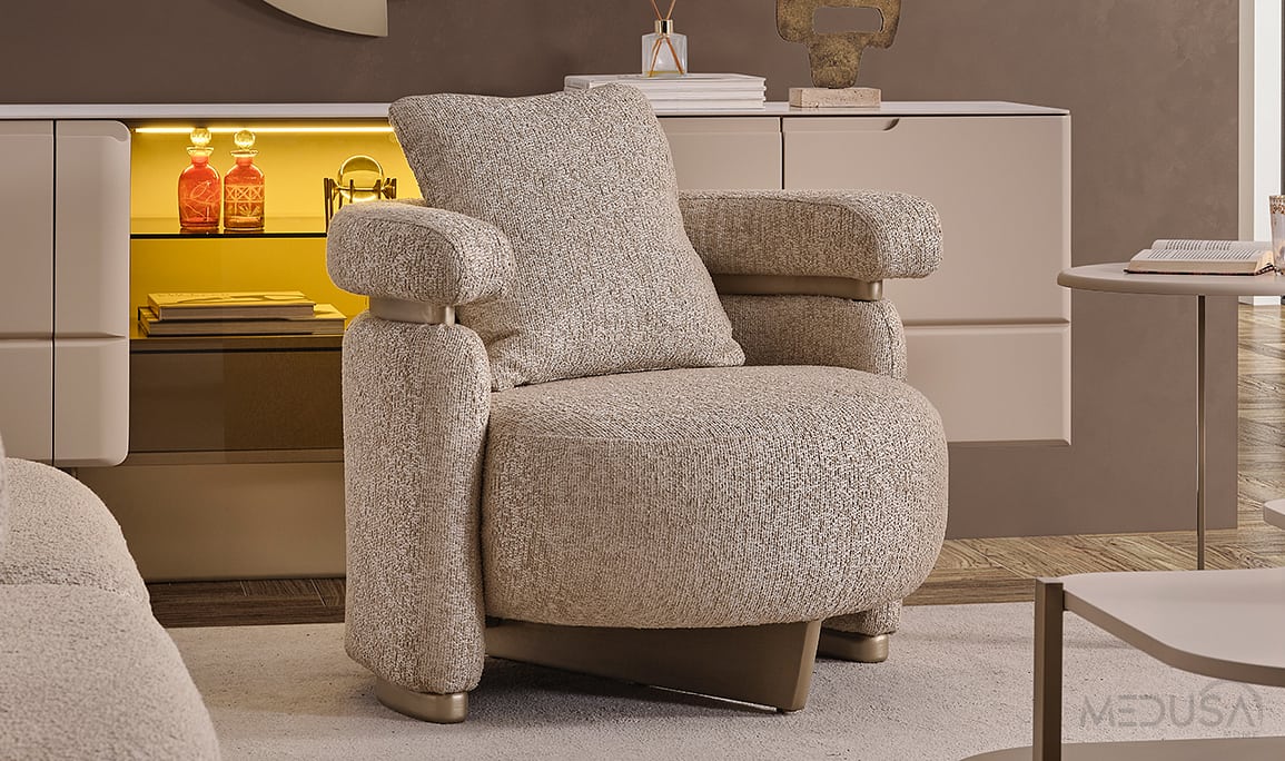 Medusa Home Mobilya - Osvin Luxury Berjer