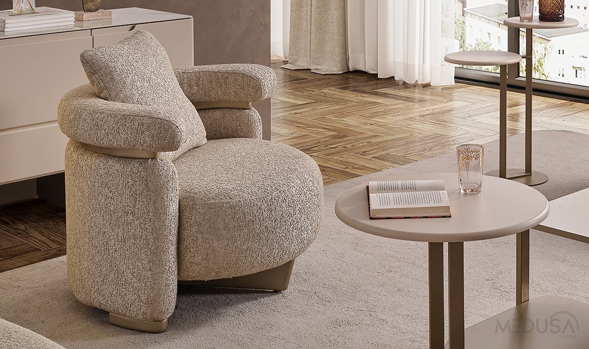 Medusa Home Mobilya - Osvin Luxury Berjer