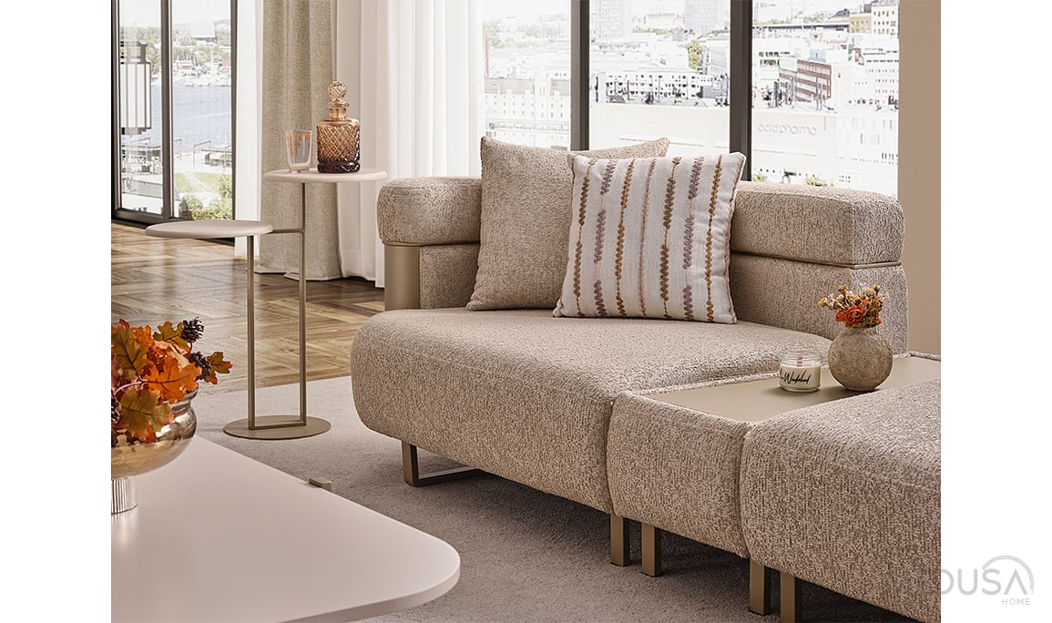 Medusa Home Mobilya - Osvin Luxury Dörtlü Koltuk
