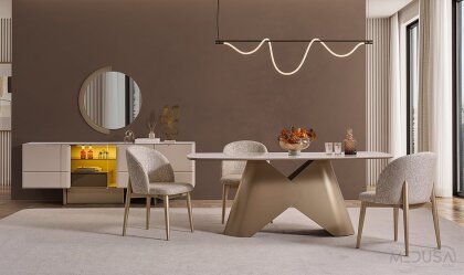 Medusa Home Mobilya - Osvin Luxury Yemek Odası