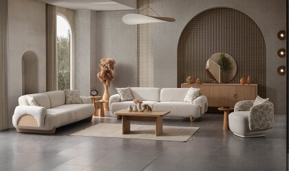 Medusa Home - Panama Meşe Koltuk Takımı