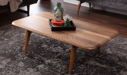 Medusa Home Mobilya - Pera Modern Orta Sehpa - Ceviz Orta Sehpa