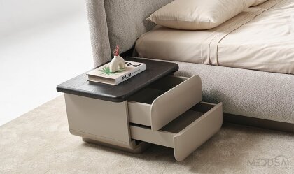 Medusa Home Mobilya - Petra Çift Kapaklı Komodin