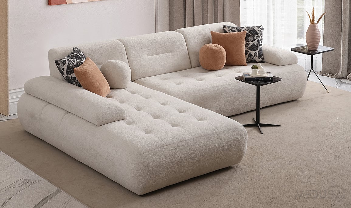 Medusa Home Mobilya - Pier Yataklı ve Sandıklı Köşe Takımı