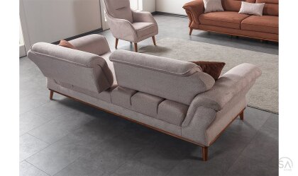 Medusa Home Mobilya - Pierra Vizon Üçlü Koltuk