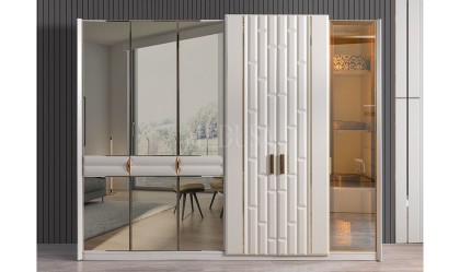 Medusa Home - Platon Gardırop (Aynalı)