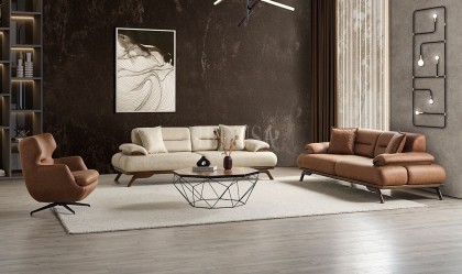 Medusa Home Mobilya - Poise Koltuk Takımı - Yataklı Koltuk Takımları