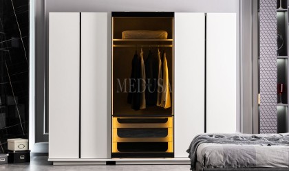 Medusa Home - Portre 5 Kapılı Gardırop