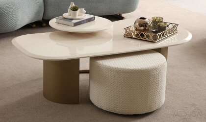 Medusa Home - Prada Orta Sehpa Seti