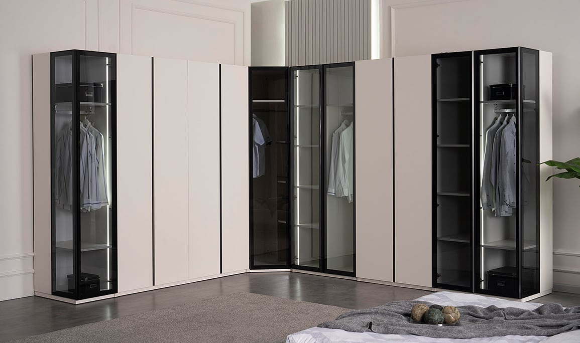 Medusa Home Mobilya - Pragma Köşe Gardrop