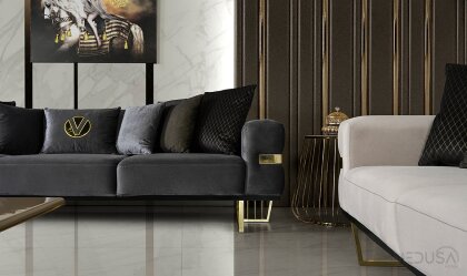 Medusa Home Mobilya - Premier Karamel Dörtlü Koltuk