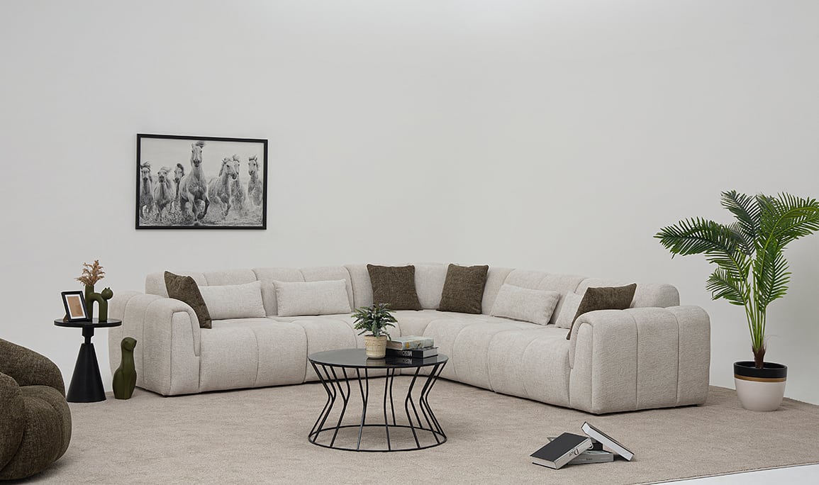 Medusa Home Mobilya - Pufi Plus Köşe Takımı