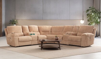 Medusa Home - Ravella Motorlu Köşe Takımı