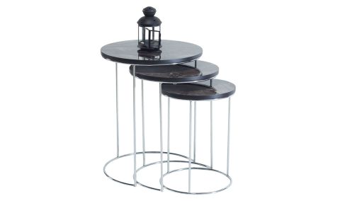 Medusa Home Mobilya - Riga Black Zigon Sehpa