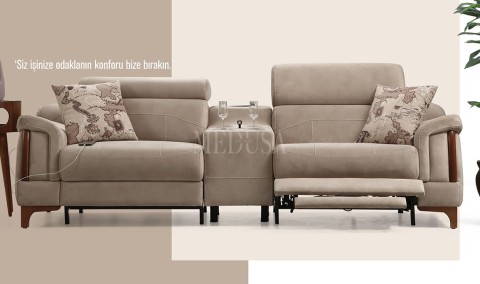 Medusa Home - Rio Evo Tv Modlu Üçlü Koltuk