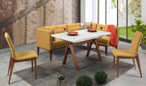 Medusa Home Mobilya - Rio Mutfak Seti 02 - Mutfak Masa Takımları