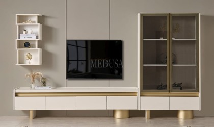 Medusa Home - Riox Tv Ünitesi + Vitrin