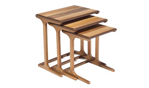 Medusa Home - Rio Walnut Zigon Sehpa