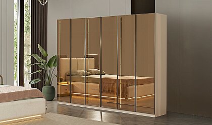 Medusa Home Mobilya - Riva Gardırop - Menteşeli Gardırop