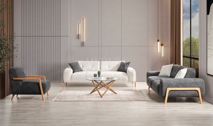 Medusa Home - Rolexa Ahşap Koltuk Takımı