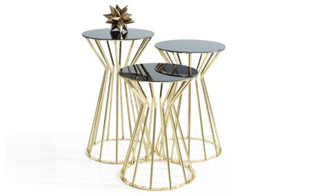 Medusa Home - Roma Gold Zigon Sehpa
