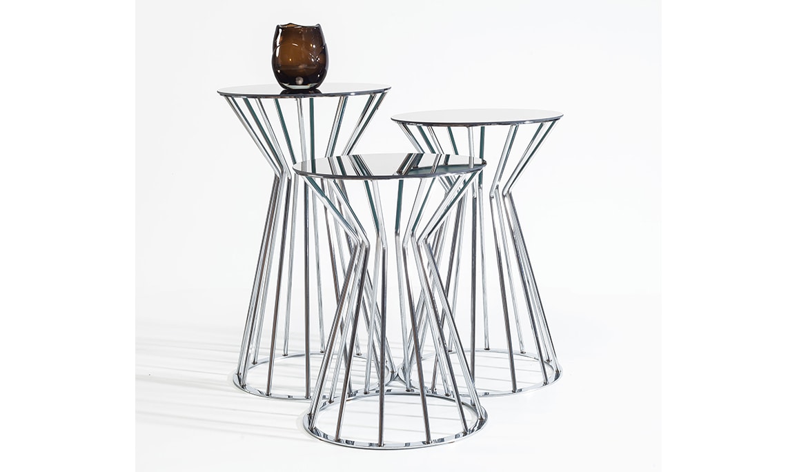 Medusa Home Mobilya - Roma Silver Zigon Sehpa