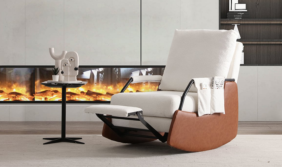 Medusa Home Mobilya - Rosenya Sallanır Taba Berjer