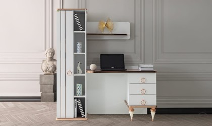 Medusa Home Mobilya - Roses Çalışma Masası - Çalışma Masaları