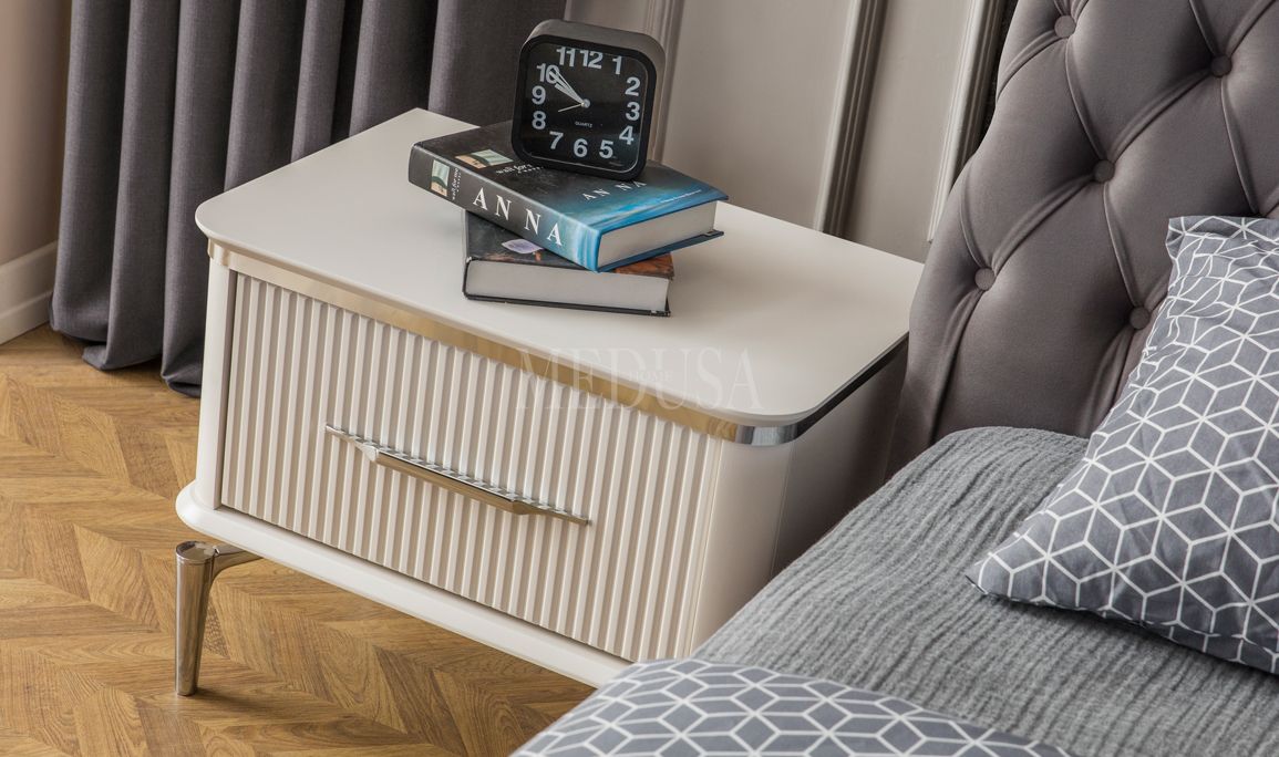 Medusa Home Mobilya - Royal Silver Komodin