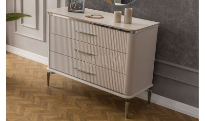 Medusa Home Mobilya - Royal Silver Şifonyer