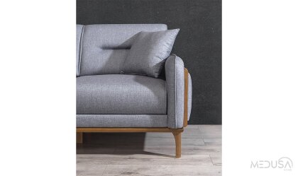 Medusa Home Mobilya - Royce Keten Üçlü Koltuk
