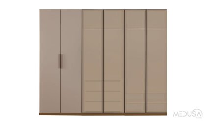 Medusa Home Mobilya - Rozalina 6 Kapaklı Gardırop