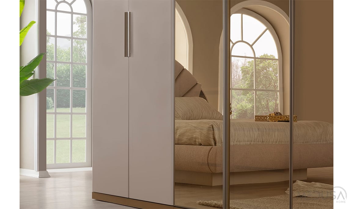 Medusa Home Mobilya - Rozalina 6 Kapaklı Gardırop