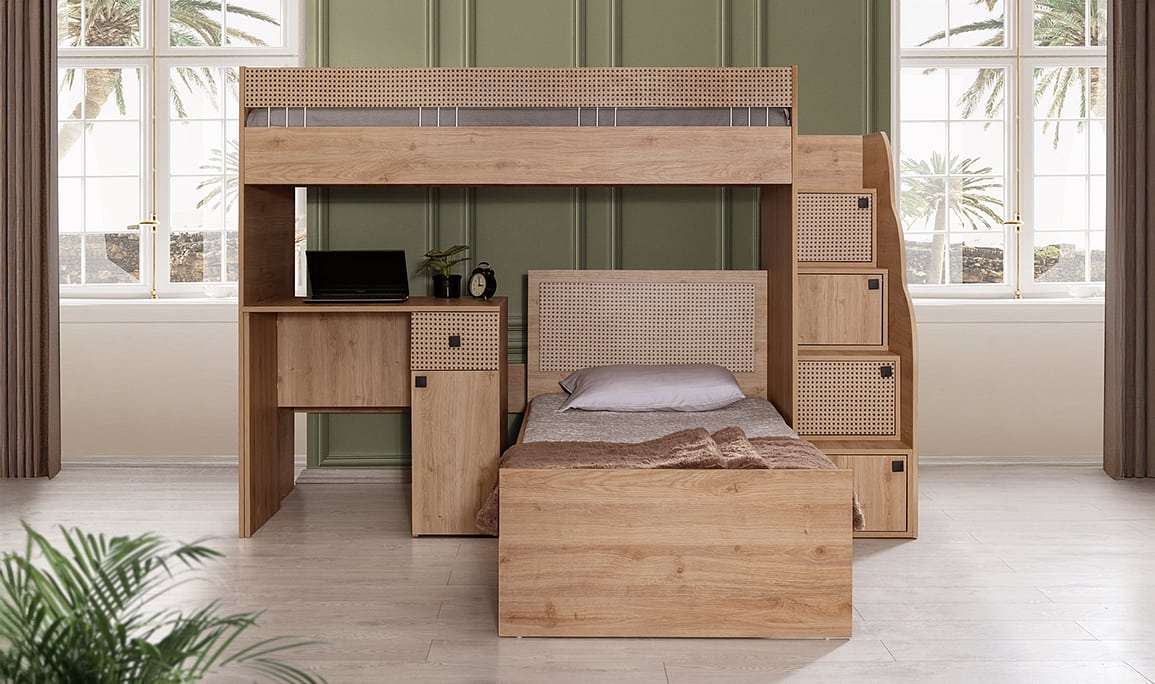 Medusa Home Mobilya - Rustik Ranza Set 03