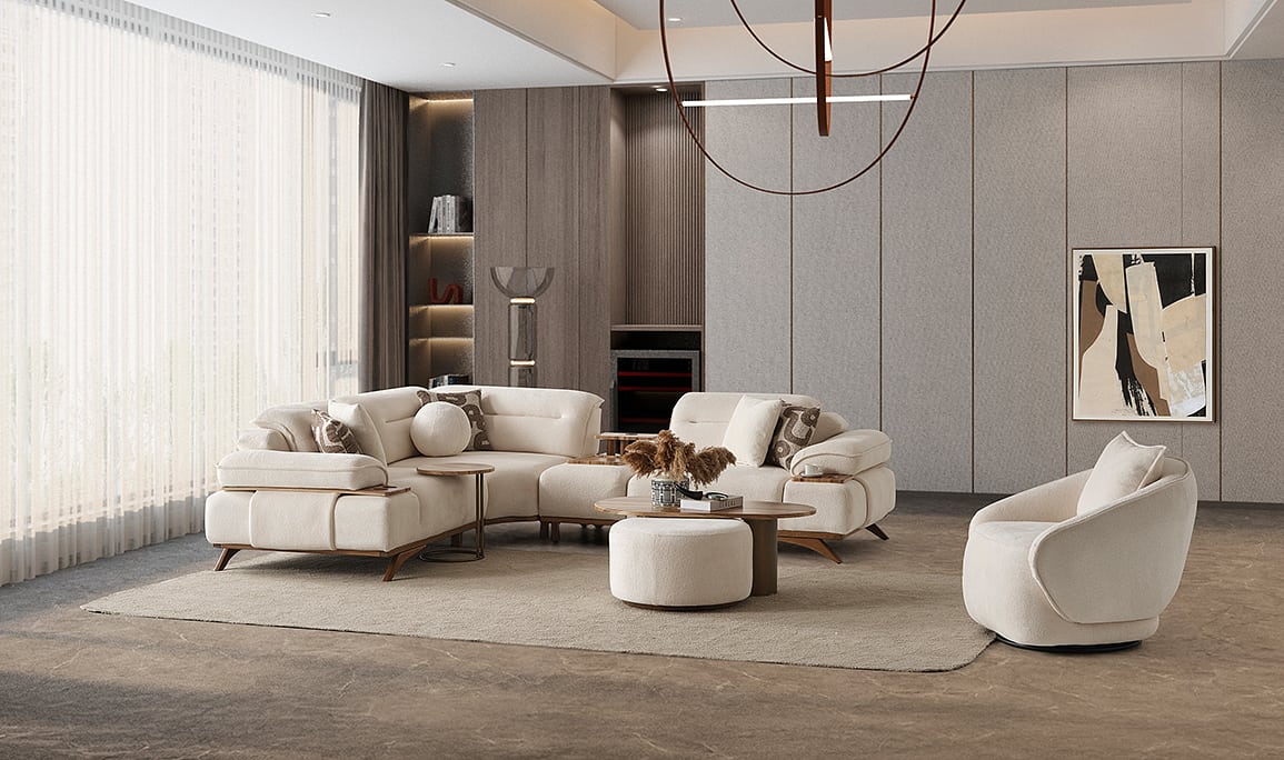 Medusa Home Mobilya - Safir Mini Zen Köşe Takımı