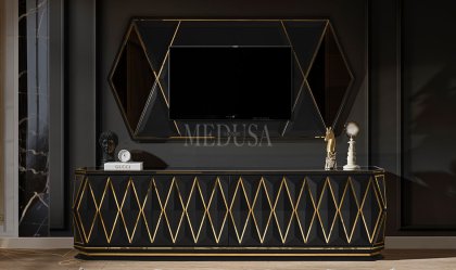 Medusa Home - Sanremo Siyah Tv Ünitesi