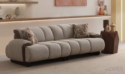 Medusa Home - Segno Üçlü Koltuk